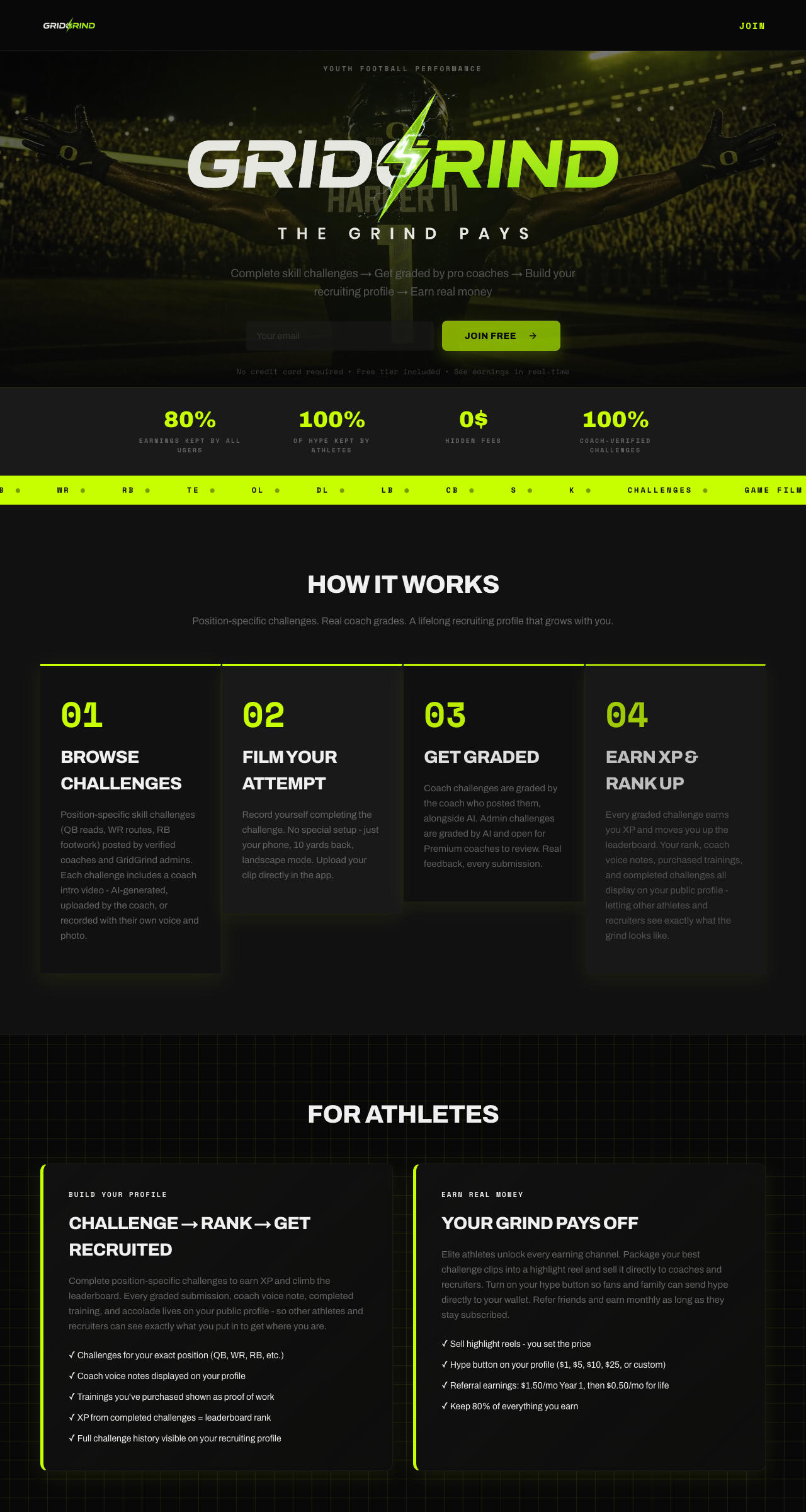 GridGrind marketing site